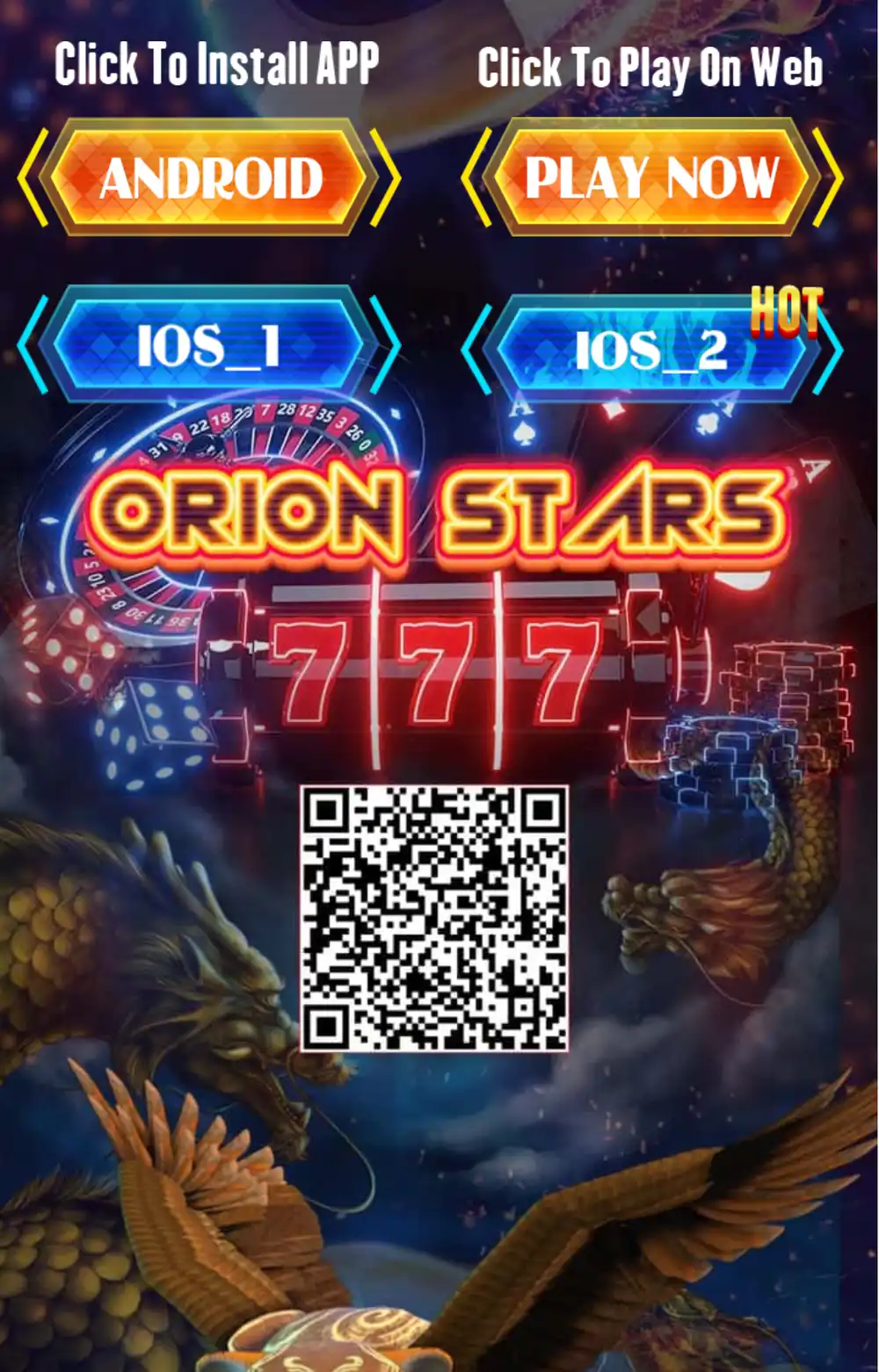 orion stars online gaming in an app